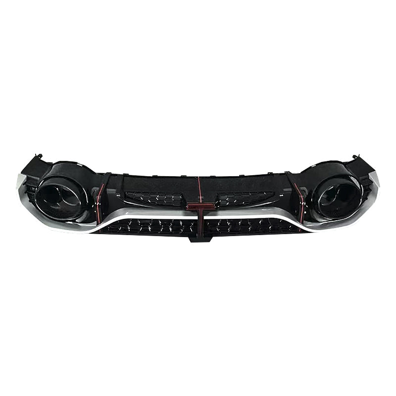 2020-2024 For Audi A3 S3 8Y S line rear diffuser and large dual tailpipe