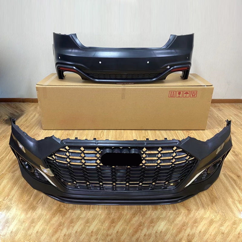 2020-2025 For A5/S5 B9.5 RS5 Style Bumper With ACC Honeycomb Grille