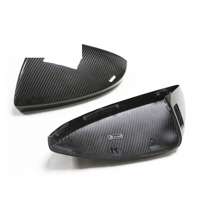 2019+ For Audi A7 S7 RS7 C8 Carbon Fiber Mirror Caps