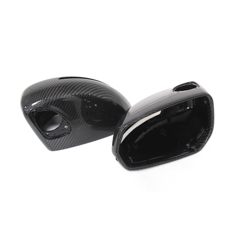 2008-2014 For Audi TT TTS TTRS MK2 8J Carbon Fiber Mirror Caps