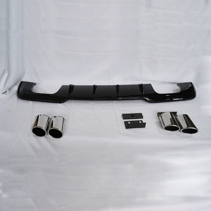 2017-2019 For Audi A3 S3 8V.5 S line rear diffuser and tailpipe