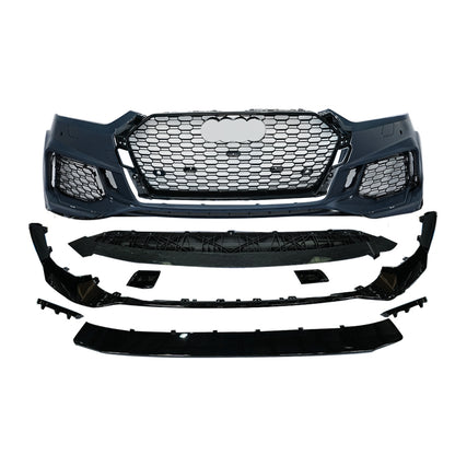 2017-2019 For A5/S5 B9 Body Kits With ACC & Honeycomb Grille Front Lip