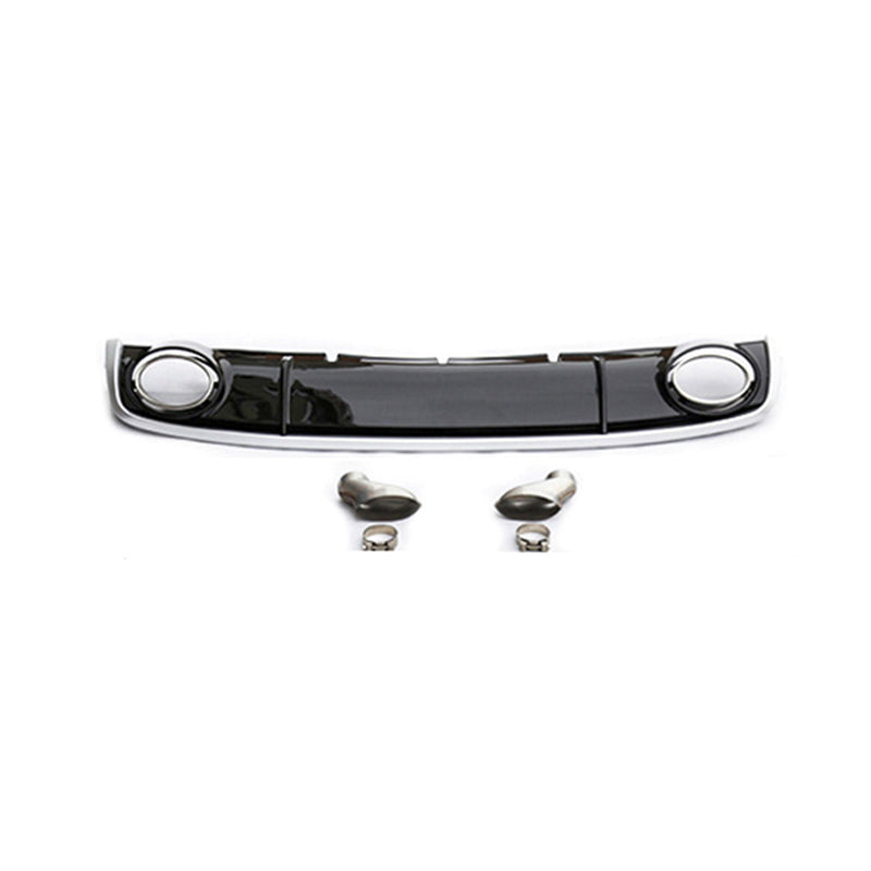 2008-2012 For Audi A4 S4 B8 Rear Diffuser With Tailpipe