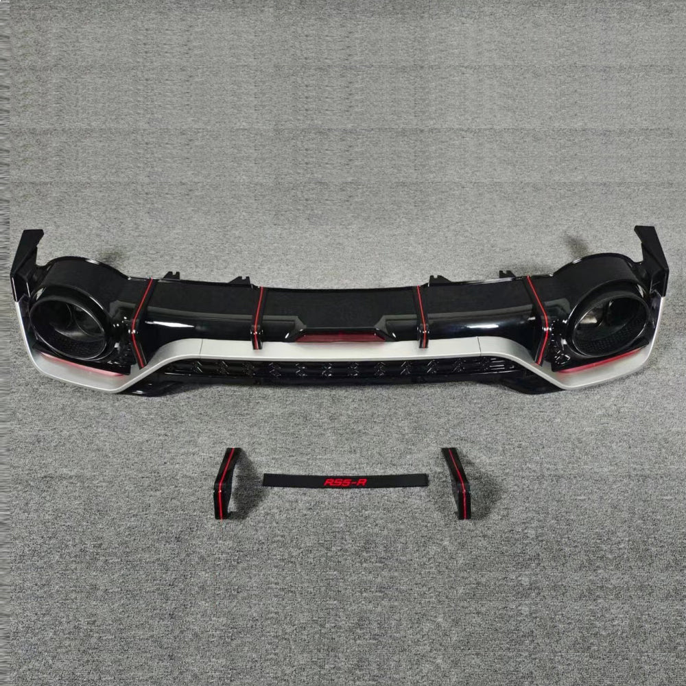 2020-2024 For Audi A5 S5 B9.5 Audi RS5 Style A5 Diffuser With Tailpipe