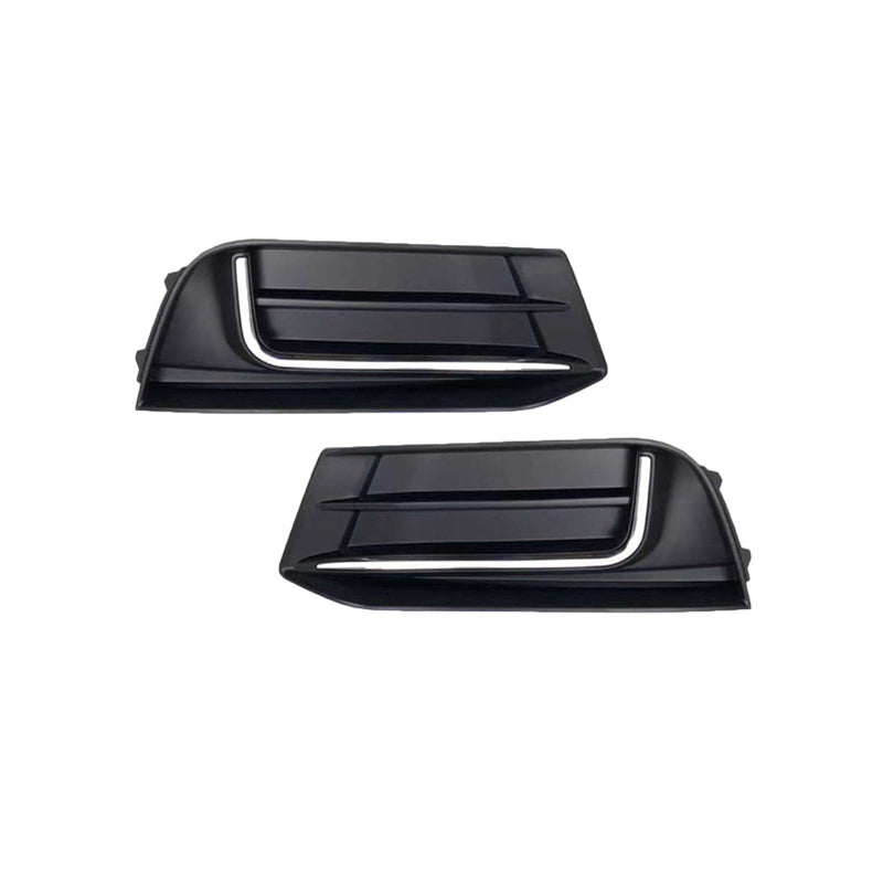 2017-2019 For Audi A3 S3 8V.5 Front Bumper Down Grille Honeycomb Style Non S line Fog Light Grilles