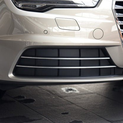 2016-2018 For Audi A7 S7 C7.5 Front Bumper Down Grille Honeycomb Style Fog Light Grilles