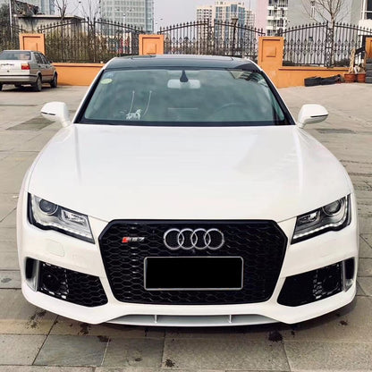 2008-2015 For A7/S7 C7 Upgrade To C7.5 RS7 Style Bumper With Honeycomb Grille