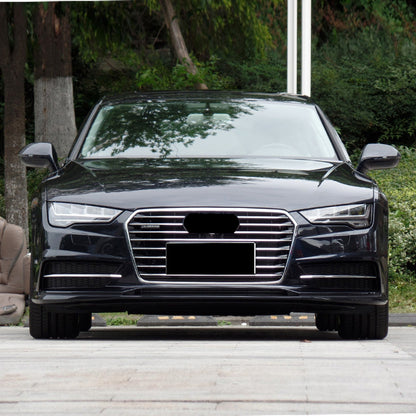 2016-2018 For Audi A7 S7 C7.5 Front Bumper Down Grille Honeycomb Style Fog Light Grilles