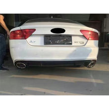 2009-2015 For Audi A7 C7 Non S Line Rear Diffuser With Tailpipe