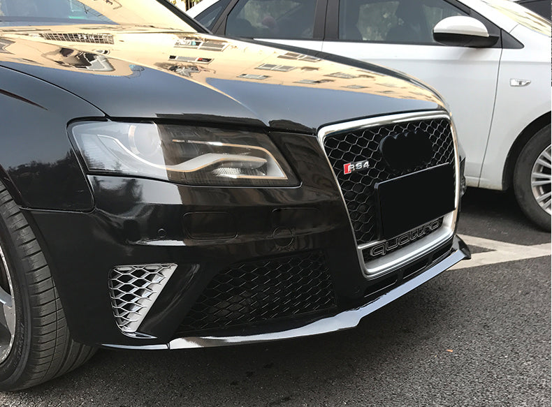 2008-2012 For Audi A4 S4 B8 RS4 Style Honeycomb Front Grille With Lower Mesh