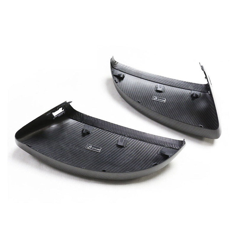 2019+ For Audi A7 S7 RS7 C8 Carbon Fiber Mirror Caps