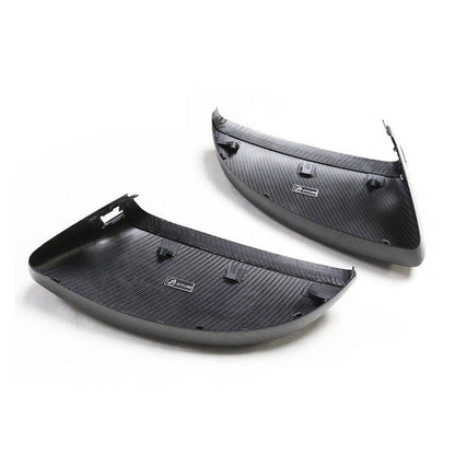2019+ For Audi A7 S7 RS7 C8 Carbon Fiber Mirror Caps