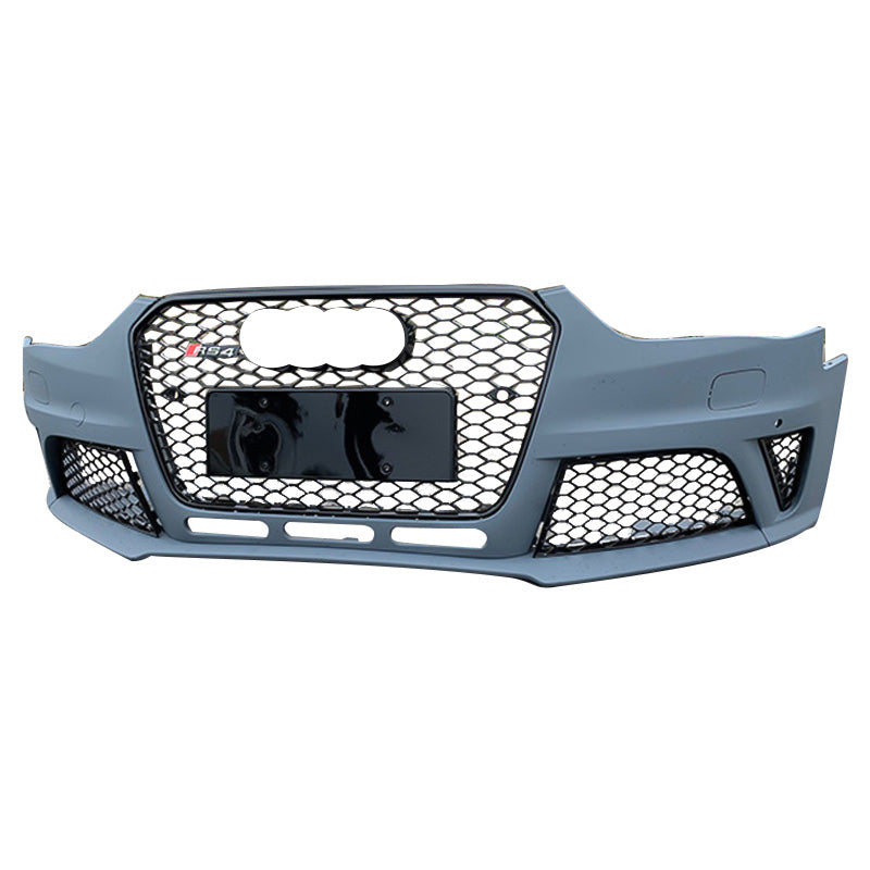 2013-2016 For A4/S4 B8.5 RS4 Style Front Bumper WithFog Light Grille Honeycomb Grille