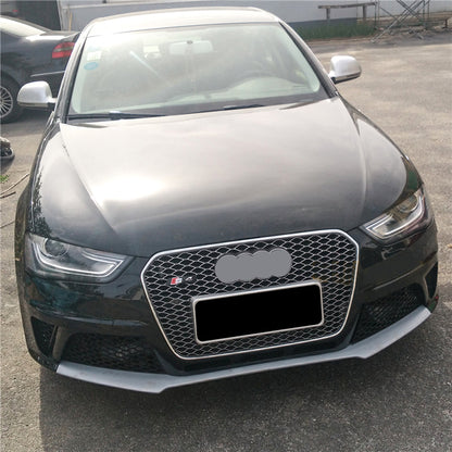 2013-2016 For A4/S4 B8.5 RS4 Style Front Bumper WithFog Light Grille Honeycomb Grille