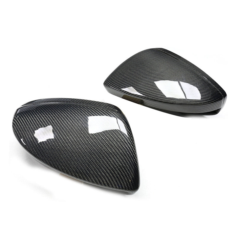 2019+ For Audi A7 S7 RS7 C8 Carbon Fiber Mirror Caps
