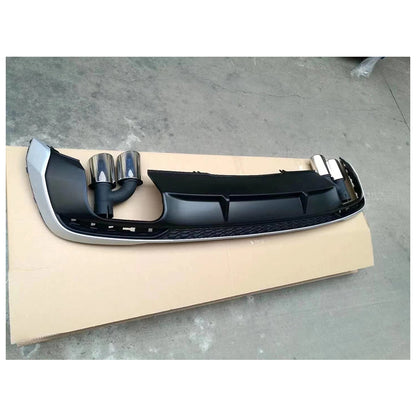 2020-2024 For Audi A4 S4 B9.5 Audi S4 Style A4 Diffuser With Tailpipe