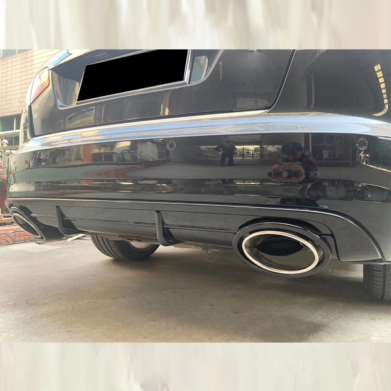 2009-2011 For Audi A6 S6 C6 Non S Line Rear Diffuser With Tailpipe