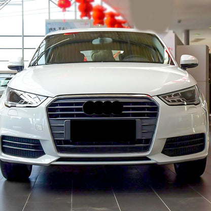 2016-2018 For Audi A1 S1 Front Bumper Down Grille Honeycomb Style Fog Light Grilles