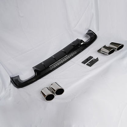 2017-2019 For Audi A3 S3 8V.5 Non S-line rear diffuser and tailpipe