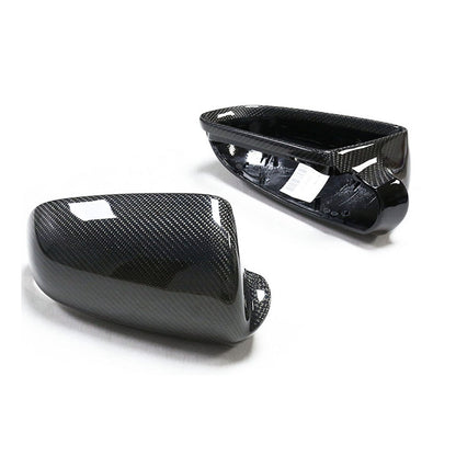 2005-2011 For Audi A6 S6 C5 C6 Carbon Fiber Mirror Caps