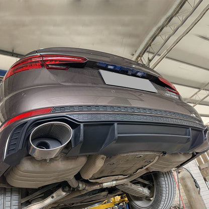 2017-2019 For Audi A4 S4 B9 Diffuser With Large Dual Tailpipe