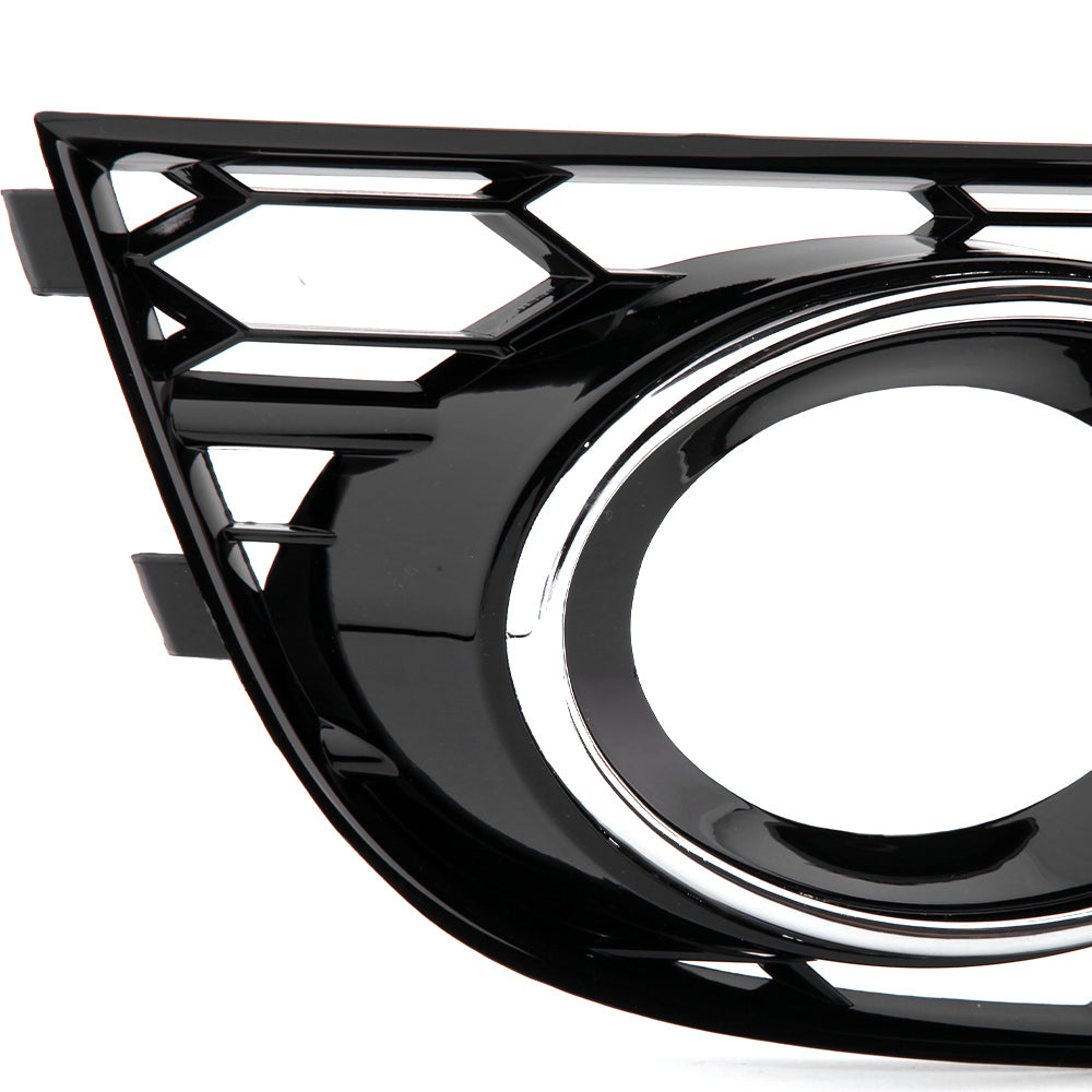 2008-2012 For Audi A4 S4 B8 Front Bumper Down Grille Honeycomb Style Allroad Fog Light Grilles