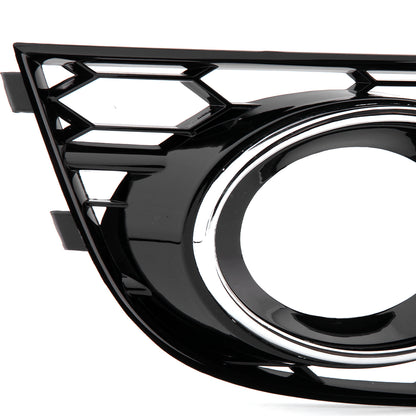 2008-2012 For Audi A4 S4 B8 Front Bumper Down Grille Honeycomb Style Allroad Fog Light Grilles