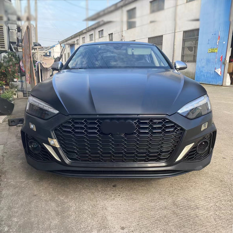 2020-2025 For A5/S5 B9.5 RS5 Style Bumper With ACC Honeycomb Grille