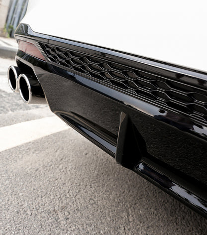2020-2024 For Audi A4 S4 B9.5 Audi S4 Style A4 Diffuser With Tailpipe