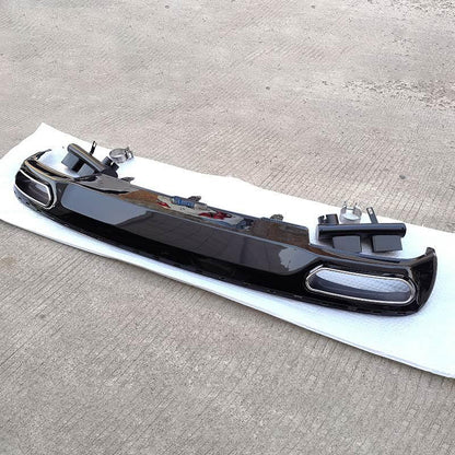 2012-2015 For Audi A6 S6 C7 Rear Diffuser With Tailpipe