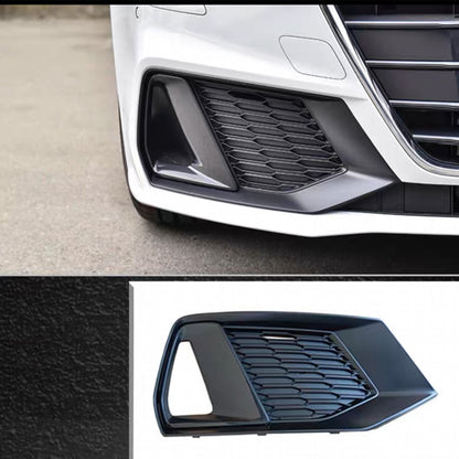 2019-2025 For Audi A7 S7 C8 Front Bumper Down Grille Honeycomb Style Fog Light Grilles