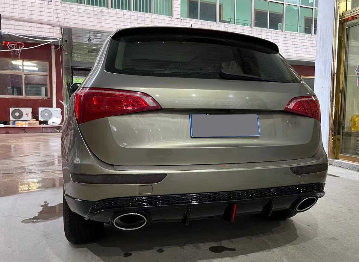 2008-2017 For Audi Q5 SQ5 8R 8R.5/B8 B8.5 RSQ5 Style Non-S line Rear Diffuser With Large Dual Tailpipe