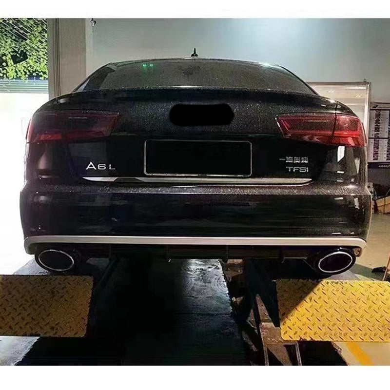 2016-2018 For Audi A6 S6 C7.5 Rear Diffuser With Tailpipe
