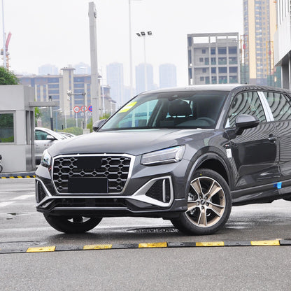 2021-2023 For Audi Q2 SQ2 Front Bumper Down Grille Honeycomb Style Fog Light Grilles