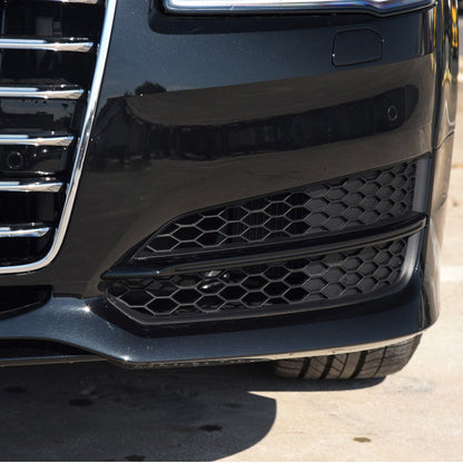 2015-2018 For Audi A8 S8 D4 PA Front Bumper Down Grille Honeycomb Style S line Fog Light Grilles