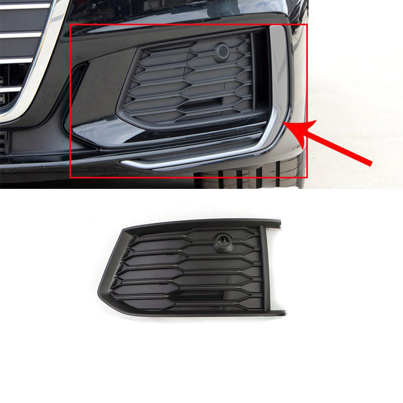 2019-2022 For Audi A6 S6 C8 Front Bumper Down Grille Honeycomb Style S Line Fog Light Grilles