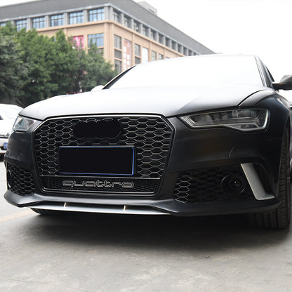 2016-2018 For Audi A6 S6 C7.5 RS6 Honeycomb Grille With Lower Mesh