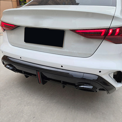 2025-2027 For Audi RS3 Style A3 S Line Rear Diffuser And Tailpipe For Audi A3 S3 8Y.5 8Y PA