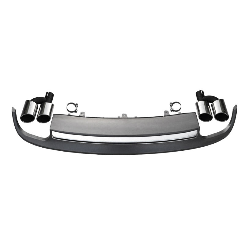 2009-2015 For Audi A7 C7 Non S Line Rear Diffuser With Tailpipe