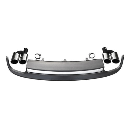 2009-2015 For Audi A7 C7 Non S Line Rear Diffuser With Tailpipe