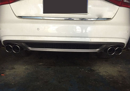 2013-2016 For Audi A4 S4 B8.5 S line diffuser with tailpipe