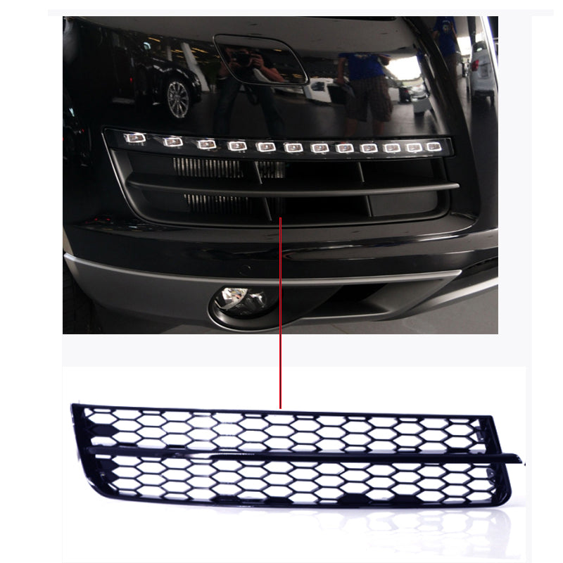 2010-2015 For Audi Q7 SQ7 4L Audi Front Bumper Down Grille Honeycomb Style Fog Light Grilles
