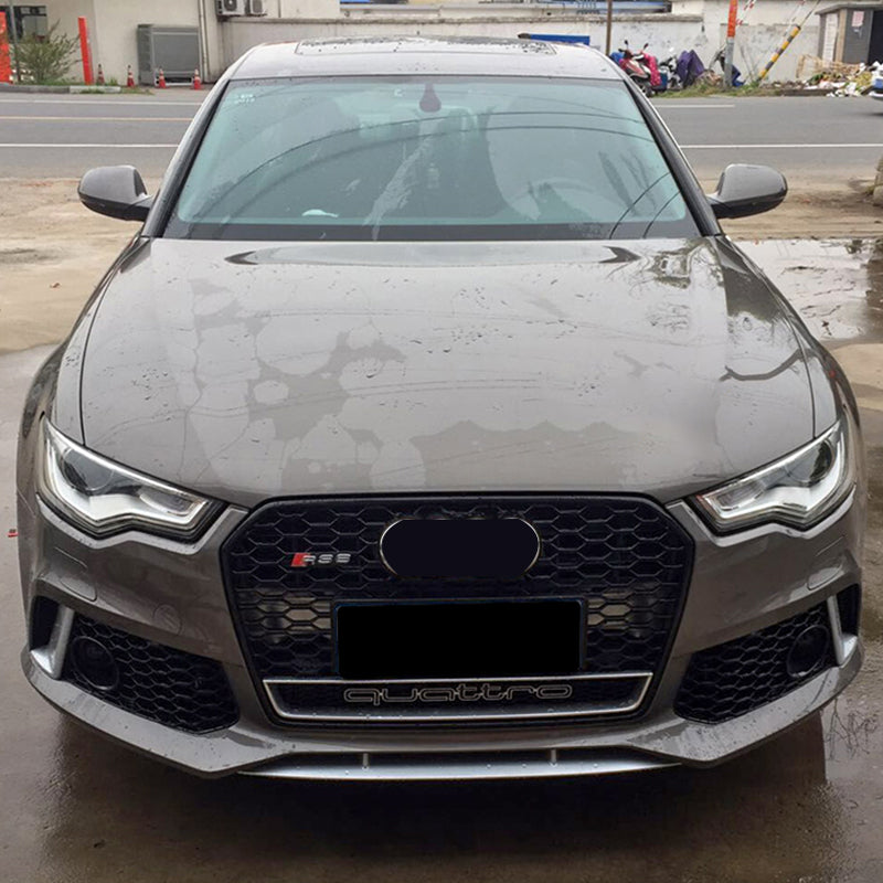 2012-2015 For A6/S6 C7 Body Kits C7 To C7.5 Bumper With Honeycomb Grille Front Lip