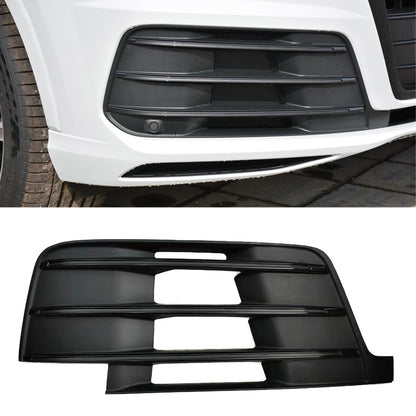 2016-2019 For Audi Q7 SQ7 4M Front Bumper Down Grille Honeycomb Style Fog Light Grilles