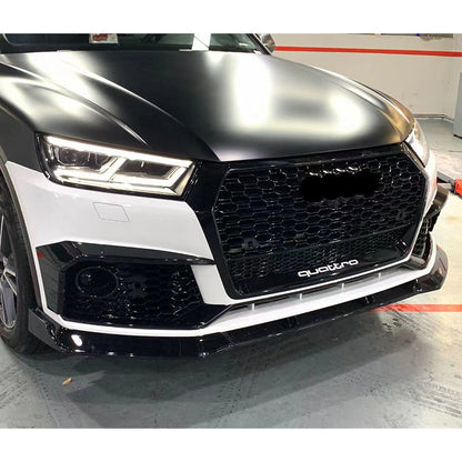 2019-2021  For Audi Q5/SQ5 B9 RSQ5 Style Body Kits With Honeycomb Grille Front Lip
