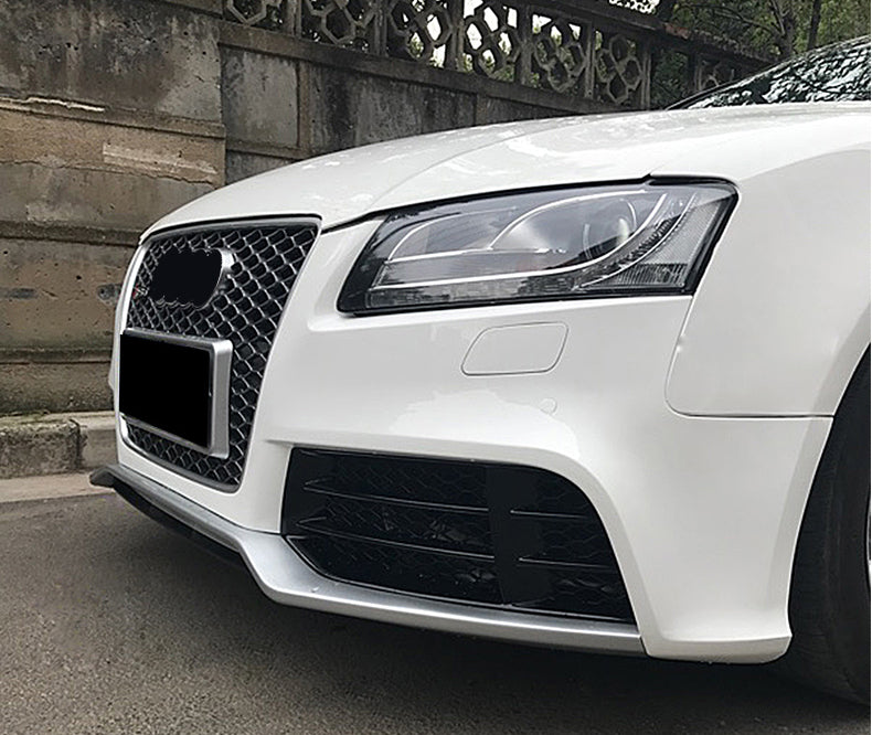 2009-2011 For A5/S5 B8 RS5 Style Bumper With Honeycomb Grille Front Lip