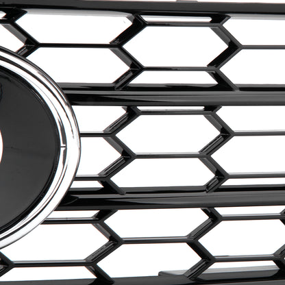 2008-2012 For Audi A4 S4 B8 Front Bumper Down Grille Honeycomb Style Allroad Fog Light Grilles