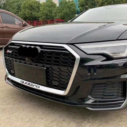 2019-2025 For Audi A6 S6 C8 C8.5 RS6 Honeycomb Grille