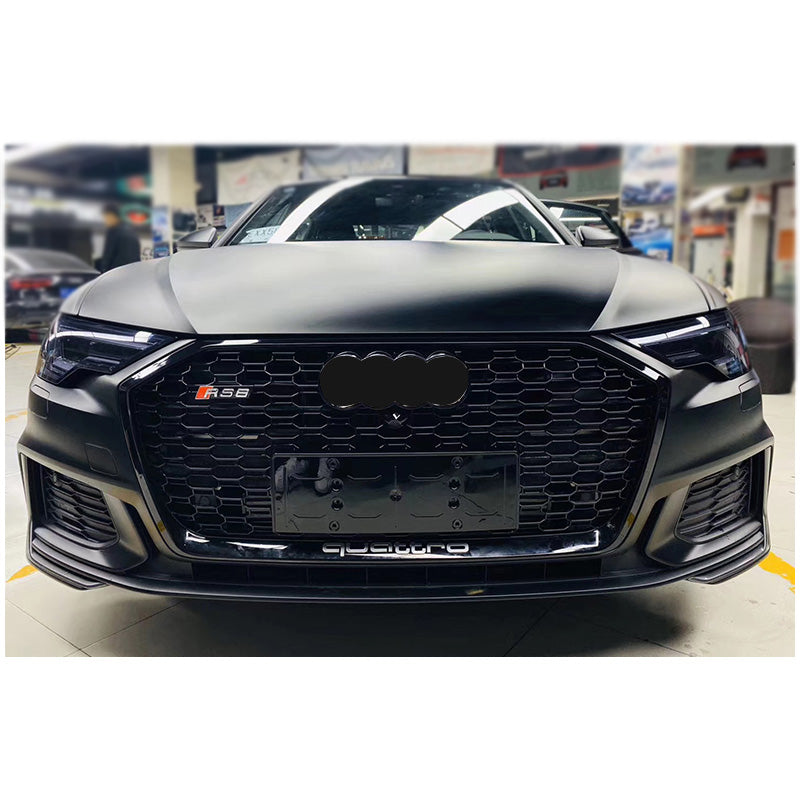 2019-2025 For Audi A6 S6 C8 C8.5 RS6 Honeycomb Grille