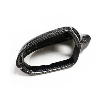 2012-2018 For Audi A6 S6 RS6 C7 C7.5 Carbon Fiber Mirror Caps